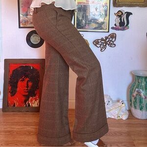 Y2k Zara Basic low waisted herringbone trousers